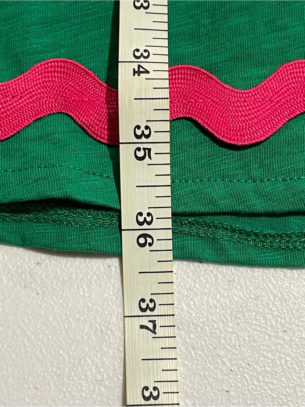 Boden Boho Corinna Ric Rac Green Long Sleeve Jersey Dress Festive & Fun - Picture 11 of 11